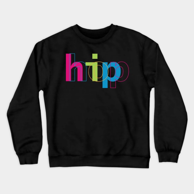 Hip Hop Graphic Crewneck Sweatshirt by ellenhenryart